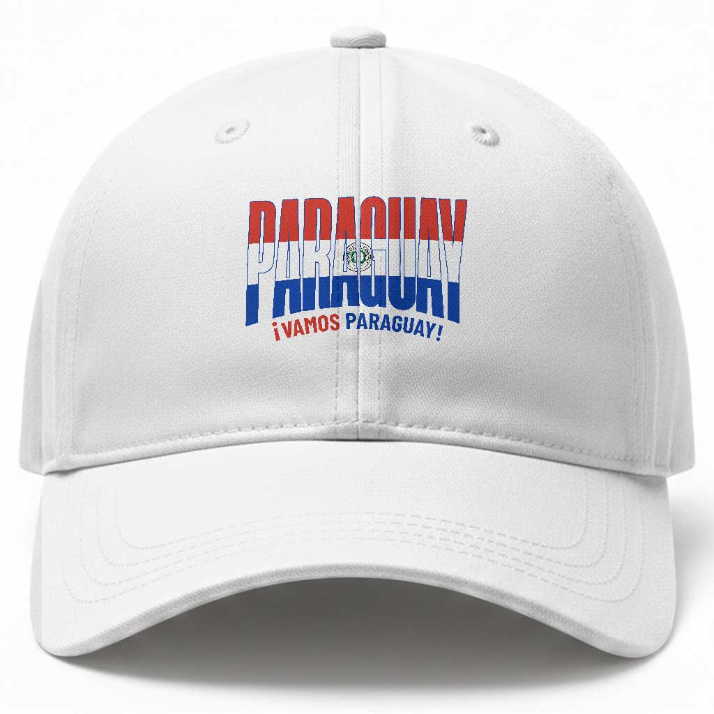 Vamos Paraguay Long Live Soccer Cheer Baseball Cap Patriotic Paraguaya Futbol Football Fans Pride TS02 Print Your Wear