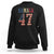 Kamala 47 Sweatshirt Harris 2024 For President Retro American Flag TS02 Black Print Your Wear