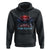 Harris 2024 Hoodie Madam President Kamala For Potus American Flag Lotus TS02 Black Print Your Wear