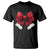 Red Coquette Bow Santa Christmas Vibe T Shirt TS02 Black Print Your Wear