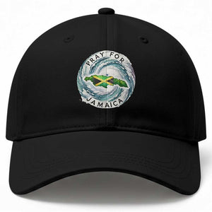 Pray For Jamaica Hurricane Support Baseball Cap Strong Island Map and Storm Graphic TS02 Print Your Wear