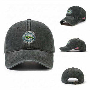 Pray For Jamaica Hurricane Support Washed Cotton Baseball Cap Strong Island Map and Storm Graphic TS02 Washed Cap Universal Fit Dark Green Print Your Wear