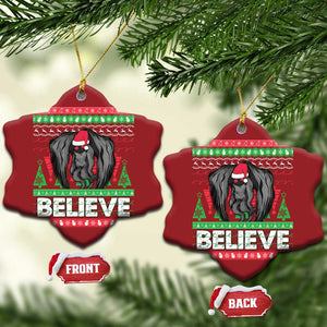 Xmas Mothman Christmas Ornament Believe Cryptmas Cryptid Monster Point Pleasant TS02 Snow Flake Red Print Your Wear