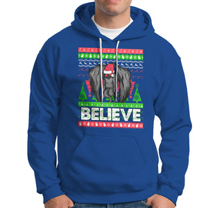 Mothman Christmas Hoodie Believe Cryptmas Cryptid Monster Point Pleasant TS02 Royal Blue Printyourwear