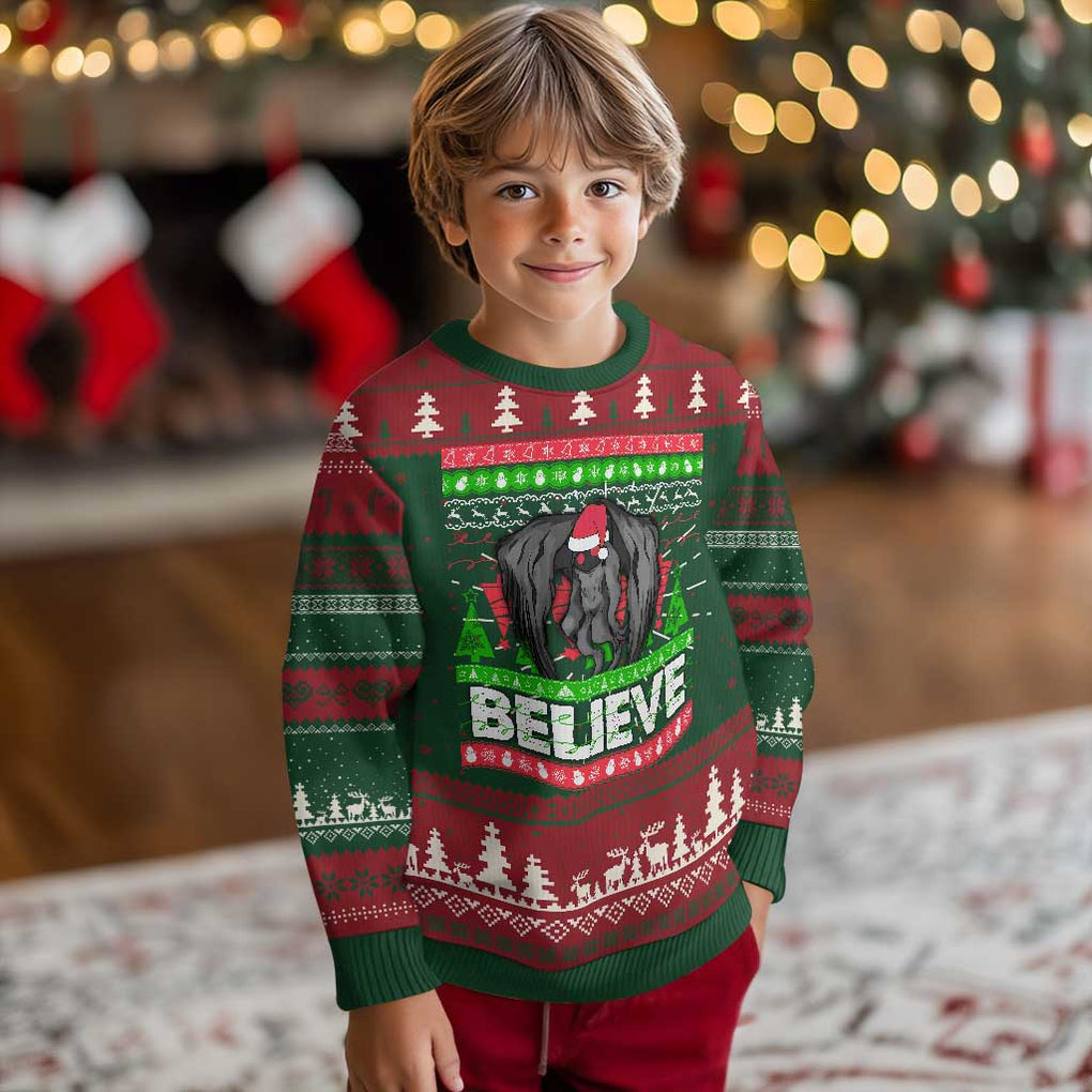 Xmas Mothman Ugly Christmas Sweater Believe Cryptmas Cryptid Monster Point Pleasant TS02 Christmas Print Your Wear