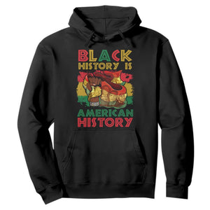 Black History Is American History Hoodie African American Pride Flag TS02 Black Printyourwear