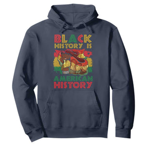 Black History Is American History Hoodie African American Pride Flag TS02 Navy Printyourwear