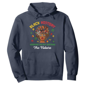 Black History Month Hoodie Honoring The Past Inspiring The Future TS02 Navy Printyourwear