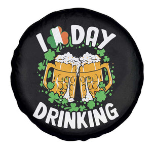 Funny St Patricks Day Spare Tire Cover I Love Day Drinking Beer Lover Drink Team TS02 Print Your Wear