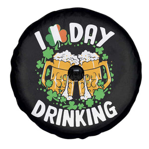 Funny St Patricks Day Spare Tire Cover I Love Day Drinking Beer Lover Drink Team TS02 Print Your Wear