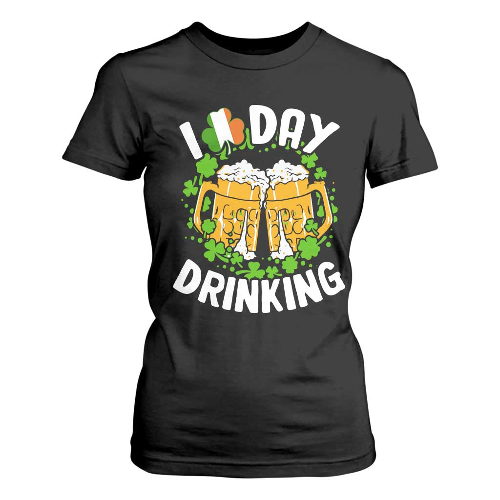 Funny St Patricks Day T Shirt For Women I Love Day Drinking Beer Lover Drink Team TS02 Black Print Your Wear