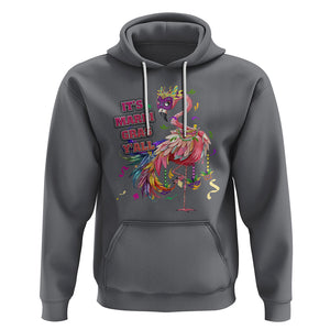 Funny Mardi Gras Flamingo Hoodie It's Mardi Gras Y'all TS02 Charcoal Printyourwear