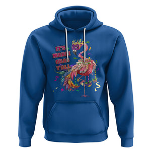 Funny Mardi Gras Flamingo Hoodie It's Mardi Gras Y'all TS02 Royal Blue Printyourwear