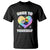 LGBT Cute Bee T Shirt Dare To Be Yourself LGBTQIA Gay Pride Flag TS02 Black Printyourwear