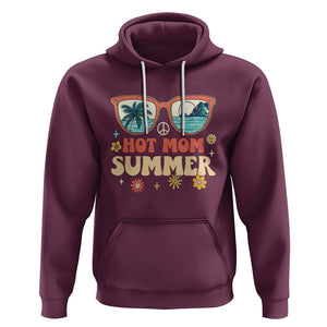 Hot Mom Summer Hoodie Aloha Beach Vacation Holidays Hot Women TS02 Maroon Printyourwear