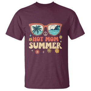 Hot Mom Summer T Shirt Aloha Beach Vacation Holidays Hot Women TS02 Maroon Printyourwear