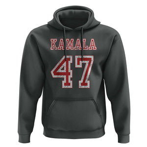 Kamala 47 Hoodie Harris 2024 For President TS02 Dark Heather Print Your Wear