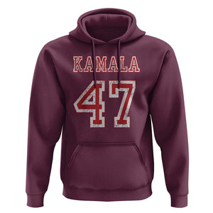 Kamala 47 Hoodie Harris 2024 For President TS02 Maroon Print Your Wear