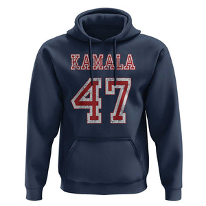 Kamala 47 Hoodie Harris 2024 For President TS02 Navy Print Your Wear