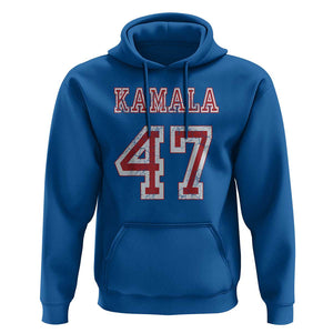 Kamala 47 Hoodie Harris 2024 For President TS02 Royal Blue Print Your Wear