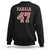 Kamala 47 Sweatshirt Harris 2024 For President TS02 Black Print Your Wear