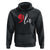 Harris 2024 Hoodie Comma La Kamala For President Red Punctuation Mark TS02 Black Print Your Wear