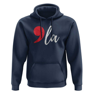 Harris 2024 Hoodie Comma La Kamala For President Red Punctuation Mark TS02 Navy Print Your Wear