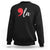 Harris 2024 Sweatshirt Comma La Kamala For President Red Punctuation Mark TS02 Black Print Your Wear