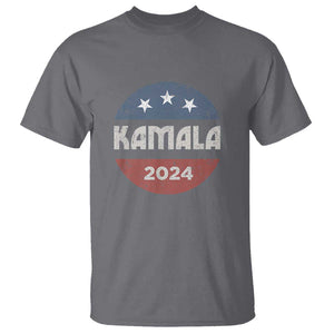 Harris 2024 T Shirt Kamala For President TS02 Charcoal Print Your Wear