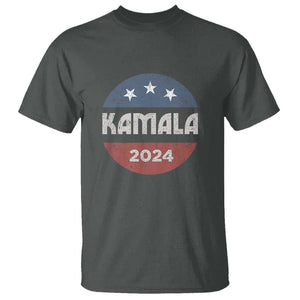 Harris 2024 T Shirt Kamala For President TS02 Dark Heather Print Your Wear