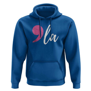 Harris 2024 Hoodie Comma La Kamala For President Pink Punctuation Mark TS02 Royal Blue Print Your Wear