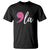 Harris 2024 T Shirt Comma La Kamala For President Pink Punctuation Mark TS02 Black Print Your Wear