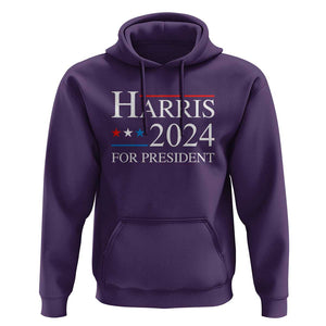 Vote For Kamala Hoodie Harris 2024 For President TS02 Purple Print Your Wear