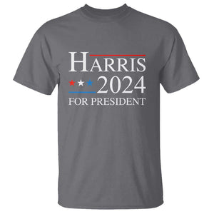 Vote For Kamala T Shirt Harris 2024 For President TS02 Charcoal Print Your Wear