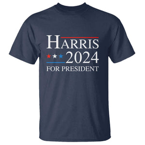 Vote For Kamala T Shirt Harris 2024 For President TS02 Navy Print Your Wear