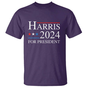 Vote For Kamala T Shirt Harris 2024 For President TS02 Purple Print Your Wear