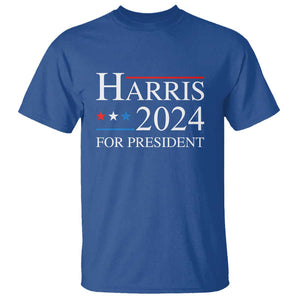 Vote For Kamala T Shirt Harris 2024 For President TS02 Royal Blue Print Your Wear