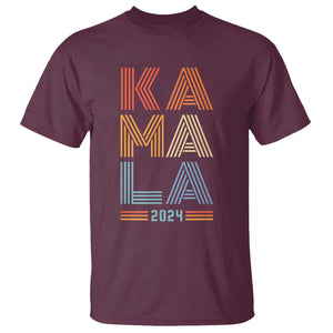 Kamala 2024 T Shirt Harris For President Retro Vintage TS02 Maroon Print Your Wear