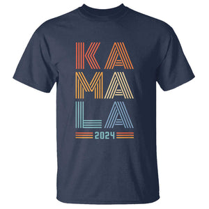 Kamala 2024 T Shirt Harris For President Retro Vintage TS02 Navy Print Your Wear