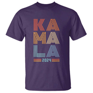 Kamala 2024 T Shirt Harris For President Retro Vintage TS02 Purple Print Your Wear