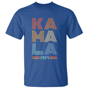 Kamala 2024 T Shirt Harris For President Retro Vintage TS02 Royal Blue Print Your Wear