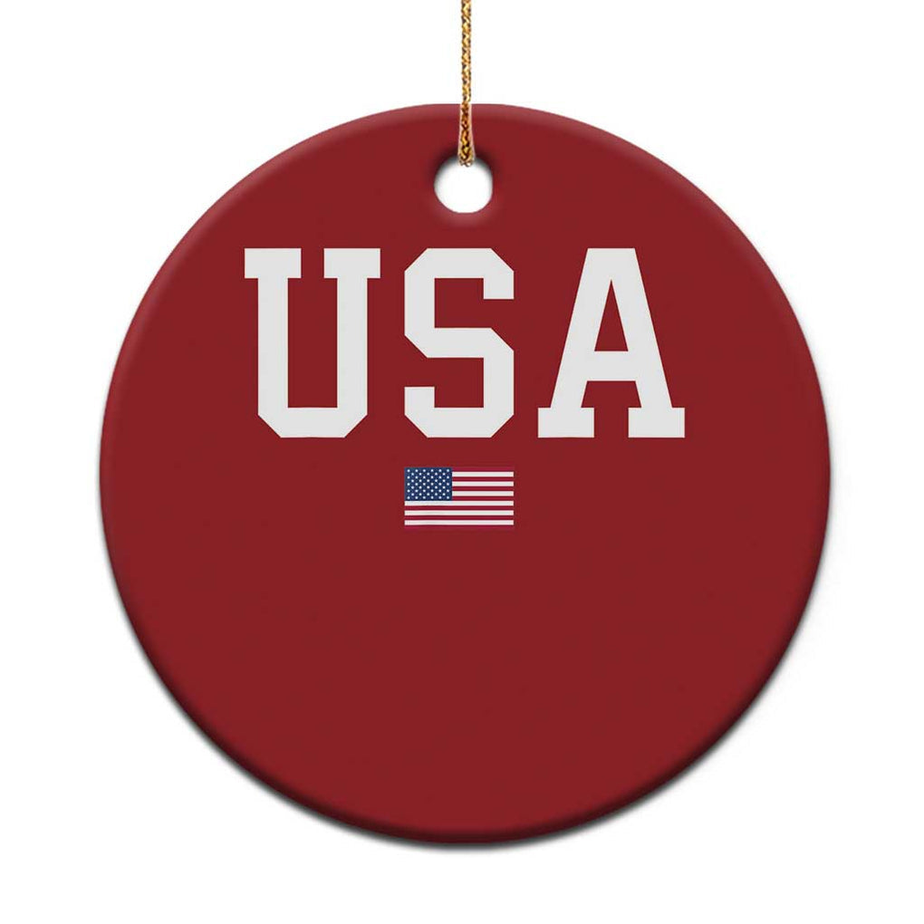 USA Christmas Ornament Patriotic American Flag TS02 Print Your Wear