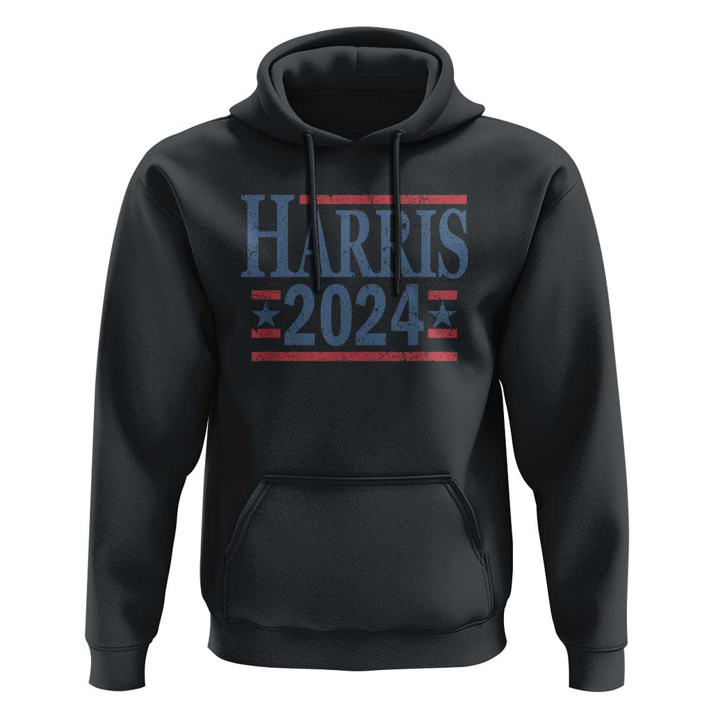 Harris 2024 Hoodie Kamala For President Retro Vintage TS02 Black Print Your Wear