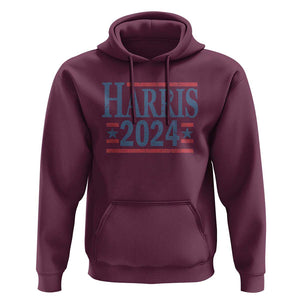 Harris 2024 Hoodie Kamala For President Retro Vintage TS02 Maroon Print Your Wear