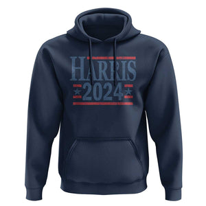 Harris 2024 Hoodie Kamala For President Retro Vintage TS02 Navy Print Your Wear