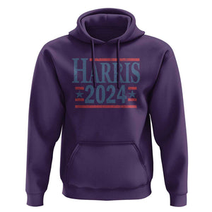 Harris 2024 Hoodie Kamala For President Retro Vintage TS02 Purple Print Your Wear