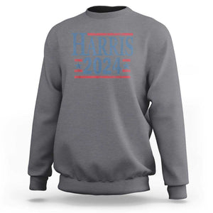 Harris 2024 Sweatshirt Kamala For President Retro Vintage TS02 Charcoal Print Your Wear