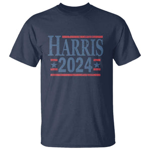 Harris 2024 T Shirt Kamala For President Retro Vintage TS02 Navy Print Your Wear