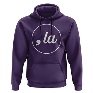 Harris 2024 Hoodie Comma La Kamala For President Punctuation Mark TS02 Purple Print Your Wear