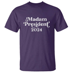 Kamala Harris T Shirt Madam President 2024 TS02 Purple Print Your Wear